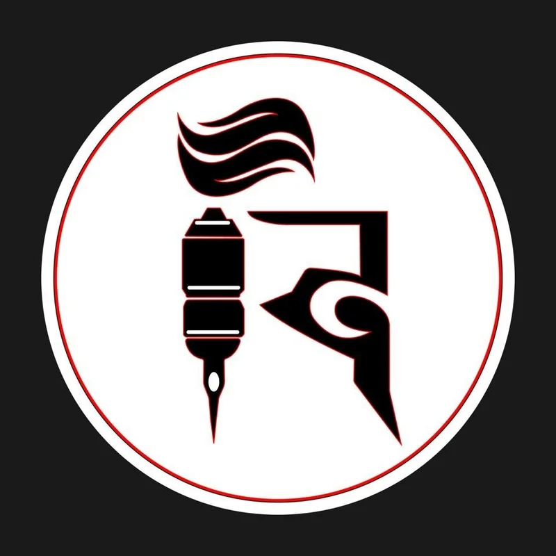 Diya Tattoo - Intricate Tattoo Design Logo